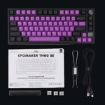 Epomaker TH80 Preto Roxo