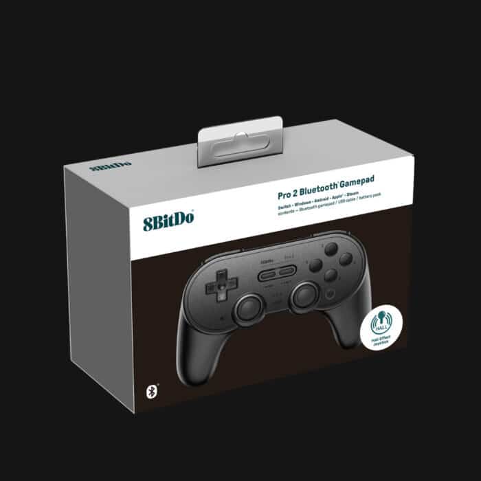 8BitDo Pro 2 Hall Effect Edition Controller Black