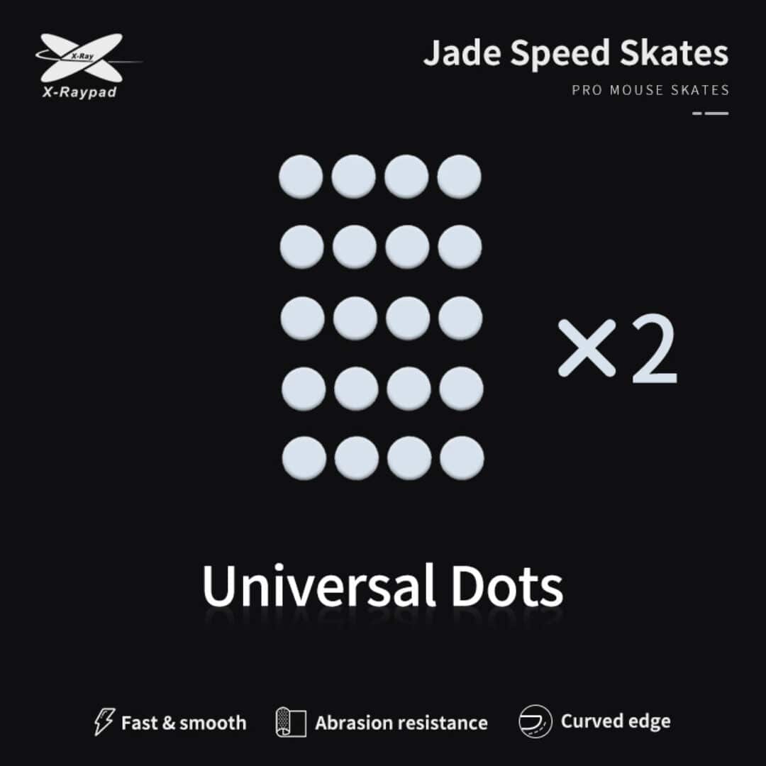 Jade-universal-dot-skates-6 (1) X-Raypad Jade Patins para ratos DIY