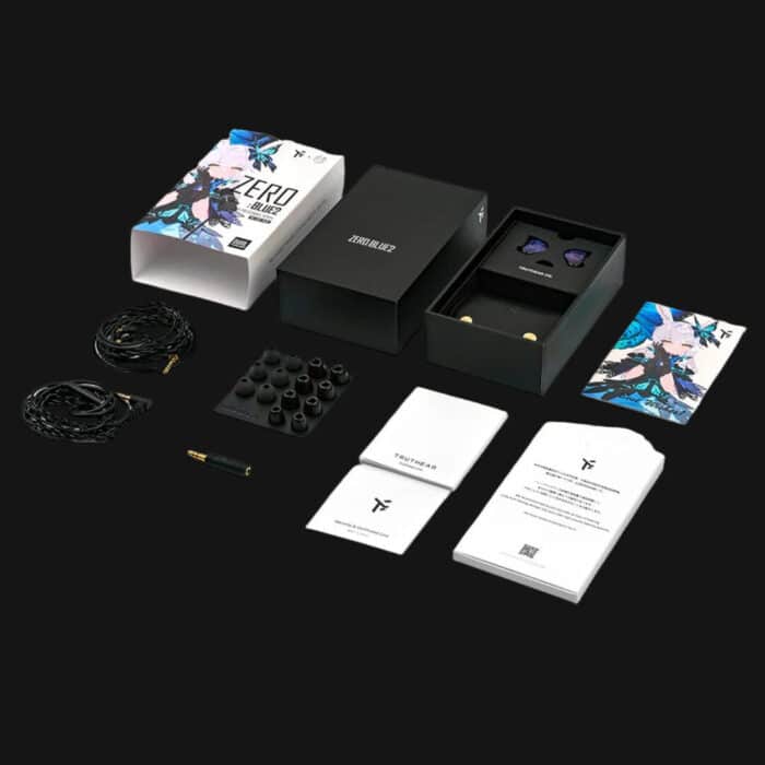 Truthear x Crinacle Zero Blue 2 na caixa