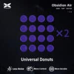 X-Raypad Obsidian Air Mouse Feets – Universal Donuts