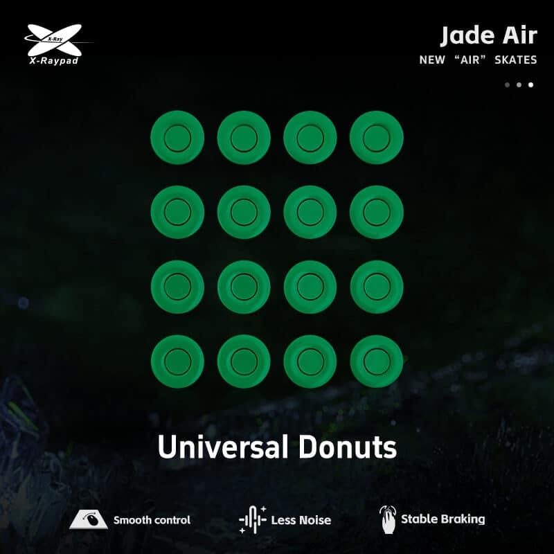 xraypad-Jade-Air-donuts-rato-skates-pés-2 X-Raypad Jade Air Mouse Feets - Universal Donuts
