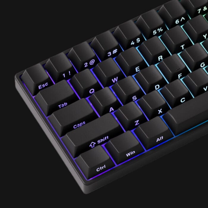 Teclado Gaming Magnético AKKO Monsgeek FUN60 PRO Preto ANSI 8k 0.01mm