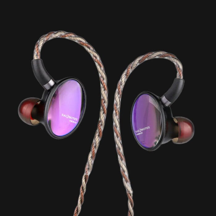 7Hz x Crinacle Salnotes Dioko – IEM Planar Magnético de 14.6mm com Corpo em Alumínio CNC e Vidro com Revestimento de Safira
