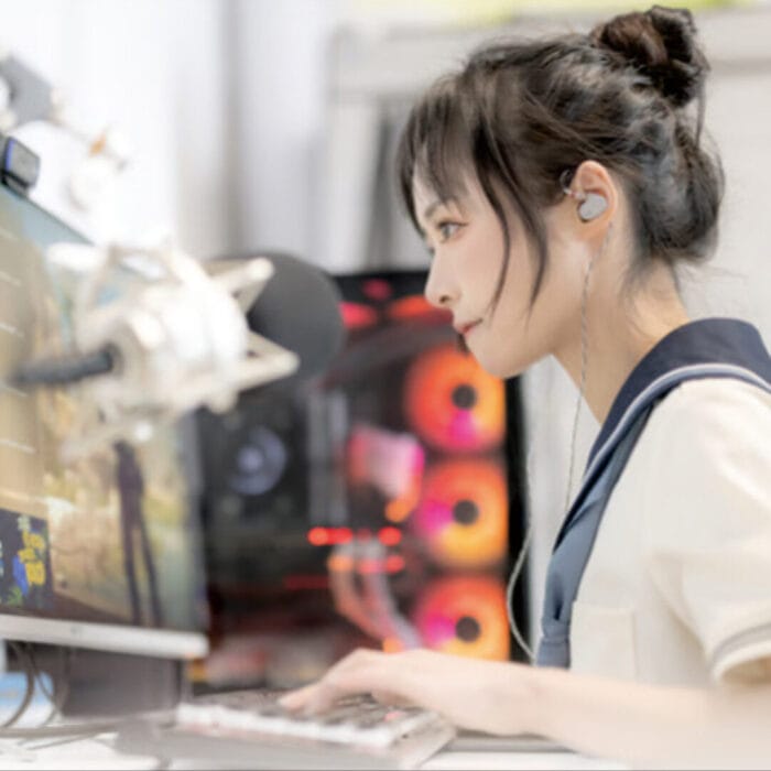 Moondrop Lan iem - Driver de 10mm em Berílio