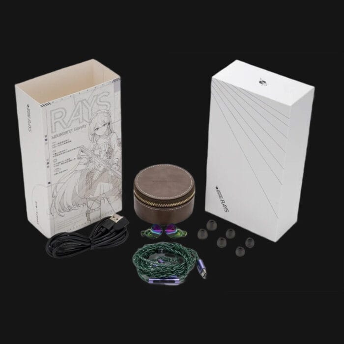 MOONDROP RAYS – IEM para Gaming com Drivers Dinâmico Sapphire e Planar Magnético