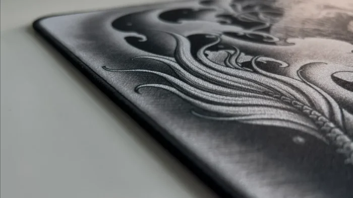 Raven Yūgen Edição Limitada – Tapete de Rato Speed com Base Poron Japonesa