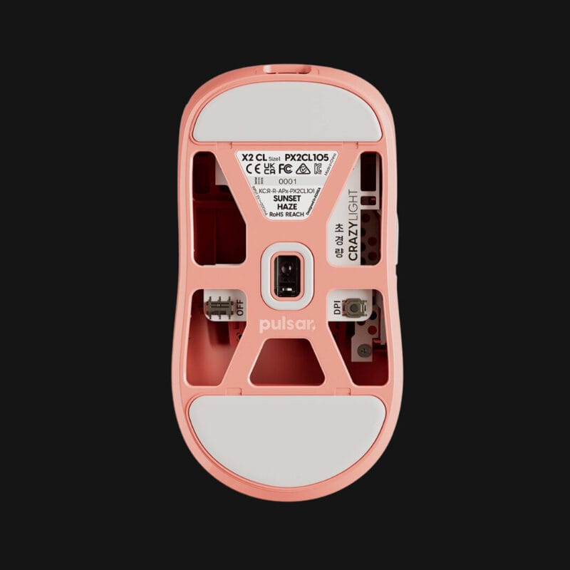 Pulsar X2 CRAZYLIGHT Wireless Gaming Mouse - Pink