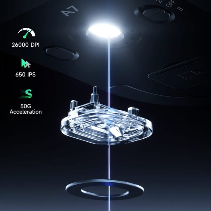 MCHOSE A7 - Rato Gaming Sem Fios Ultra-leve - Image 7