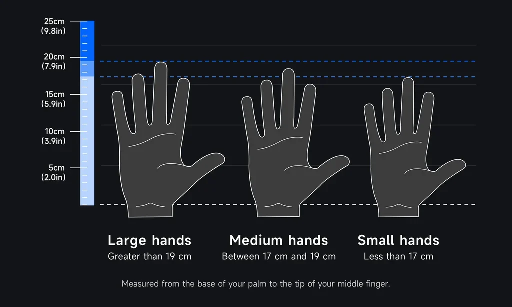 hand size guide