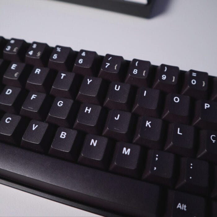 Conjunto de Keycaps Personalizados em Preto – Layout Português ISO-PT