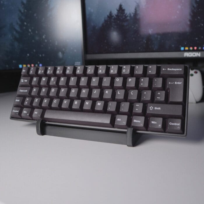 Conjunto de Keycaps Personalizados em Preto – Layout Português ISO-PT