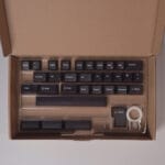 Conjunto de Keycaps Personalizados em Preto – Layout Português ISO-PT