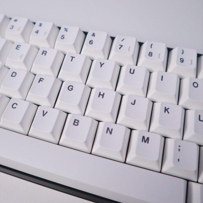 Conjunto de Keycaps Personalizados em Branco – Layout Português ISO-PT