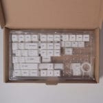 Conjunto de Keycaps Personalizados em Branco – Layout Português ISO-PT