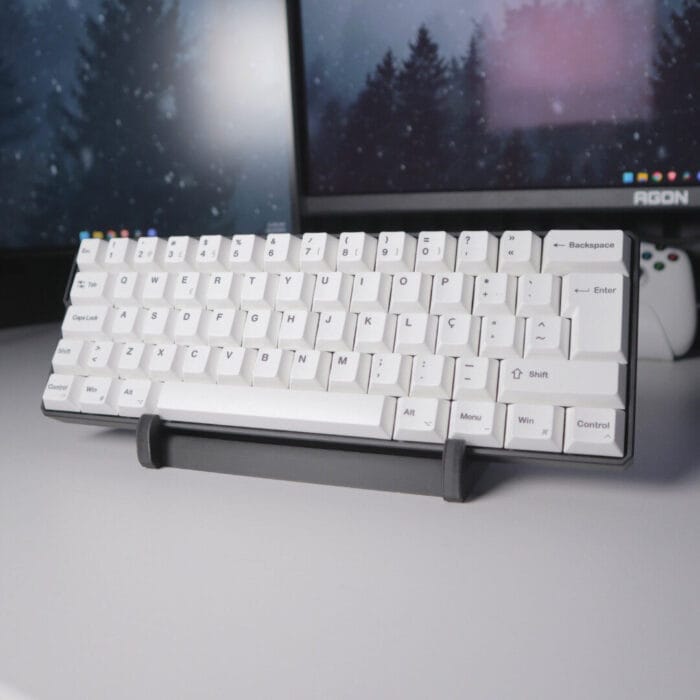 Conjunto de Keycaps Personalizados em Branco – Layout Português ISO-PT
